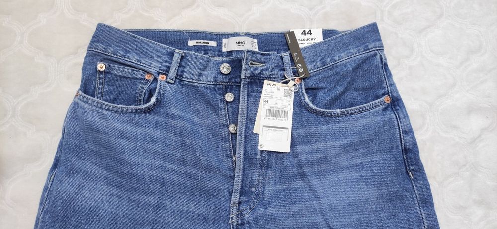 Джинси-слоучі Mango з високою посадкою