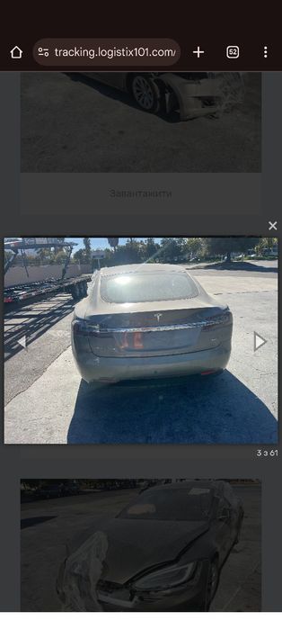 Розборка Tesla model S 100d 90d 60d