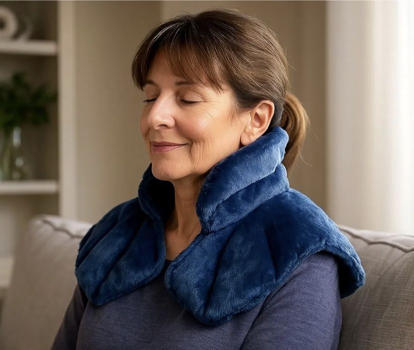 грілка для шиї та плечей Sharper Image Heated Neck + Shoulder Wrap.