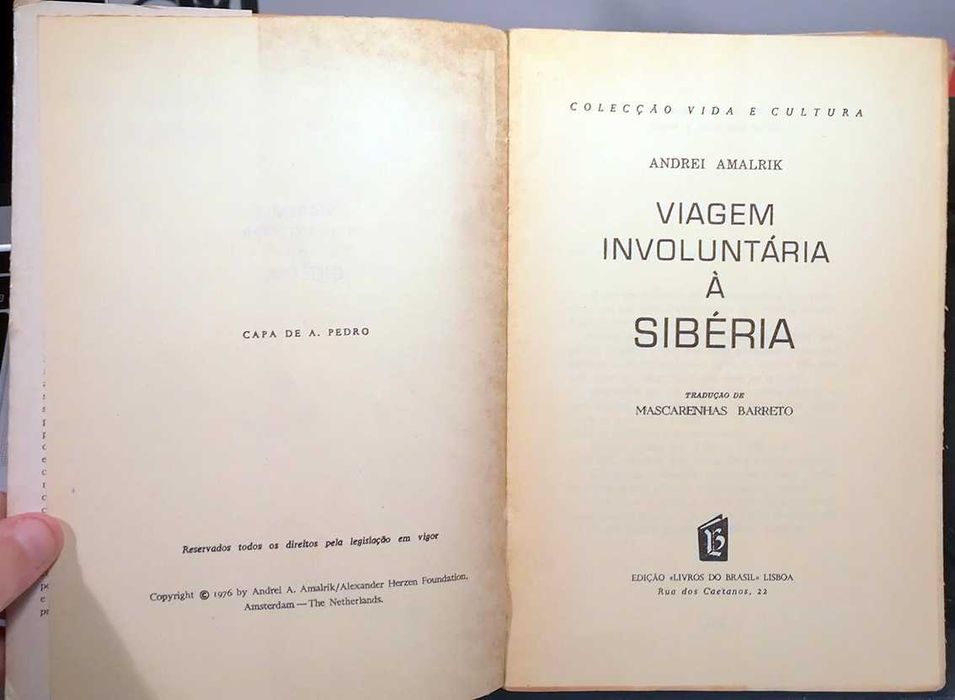 Viagem Involuntária à Sibéria, de Andrei Amalrik