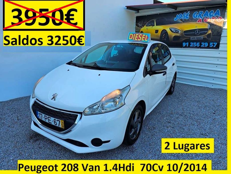 Peugeot 208 van 1.4Hdi 10/2014