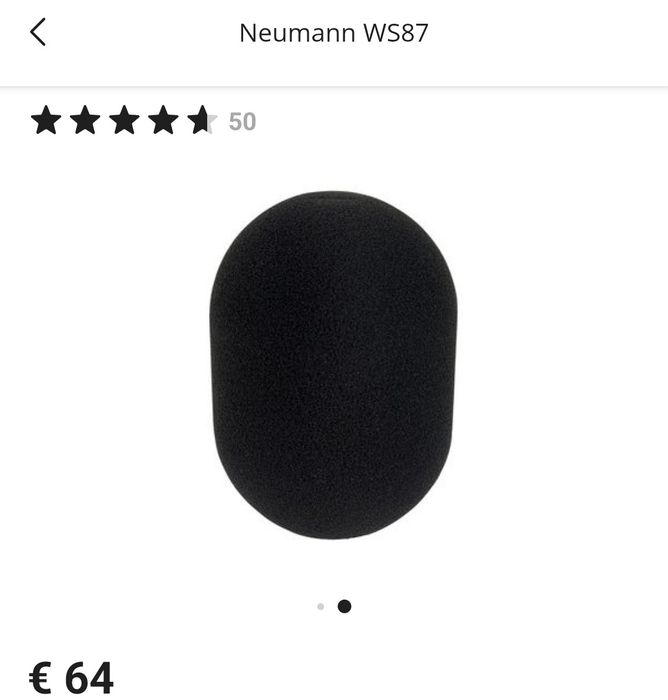 Micro Townsend Labs Sphere L22 + Neumann WS87  Pop Filter