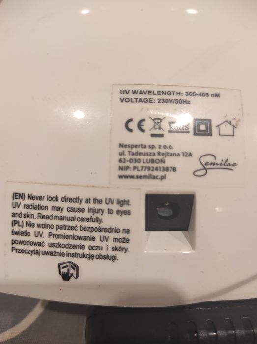 Lampa do paznokci ,Semilac