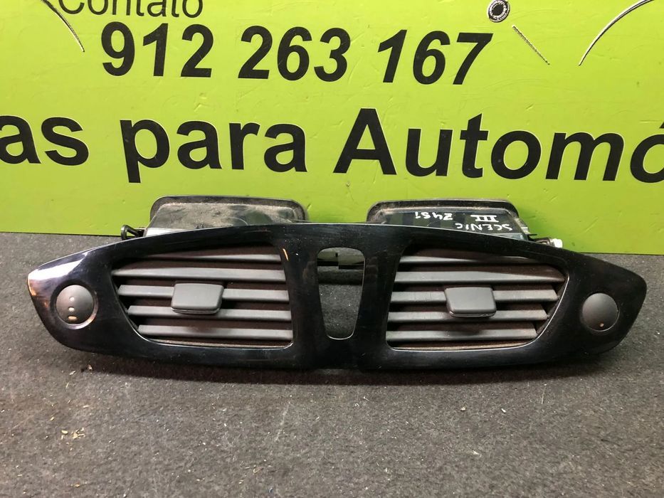 RENAULT SCENIC III GRELHAS TABLIER VENTILAÇÃO - Z451