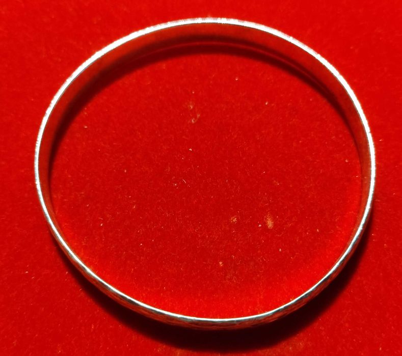 Pulseira bracelete em prata contrastada - 17.5 gr