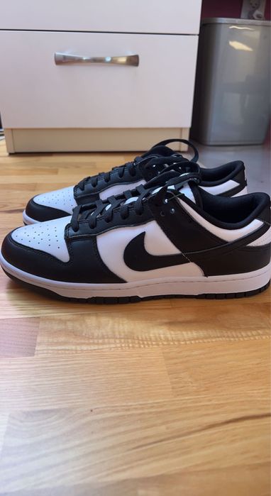 nike dunk low retro black/white panda