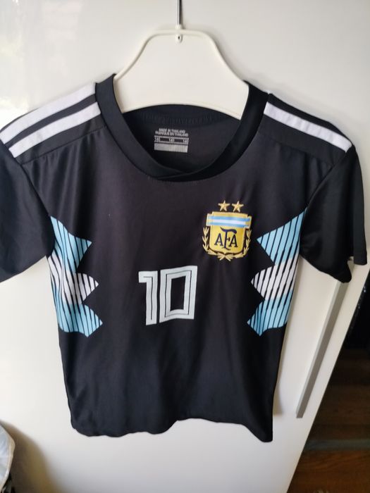 Czarna wyjazdowa koszulka reprezentacji Argentyny Messi
