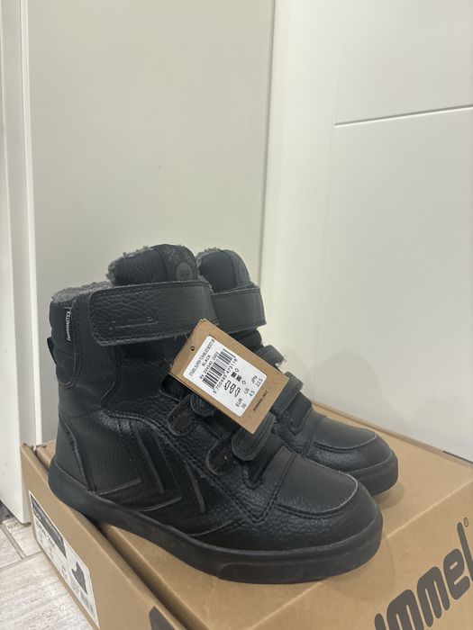 Дитячі шкіряні черевики Hummel 36зима ботинки