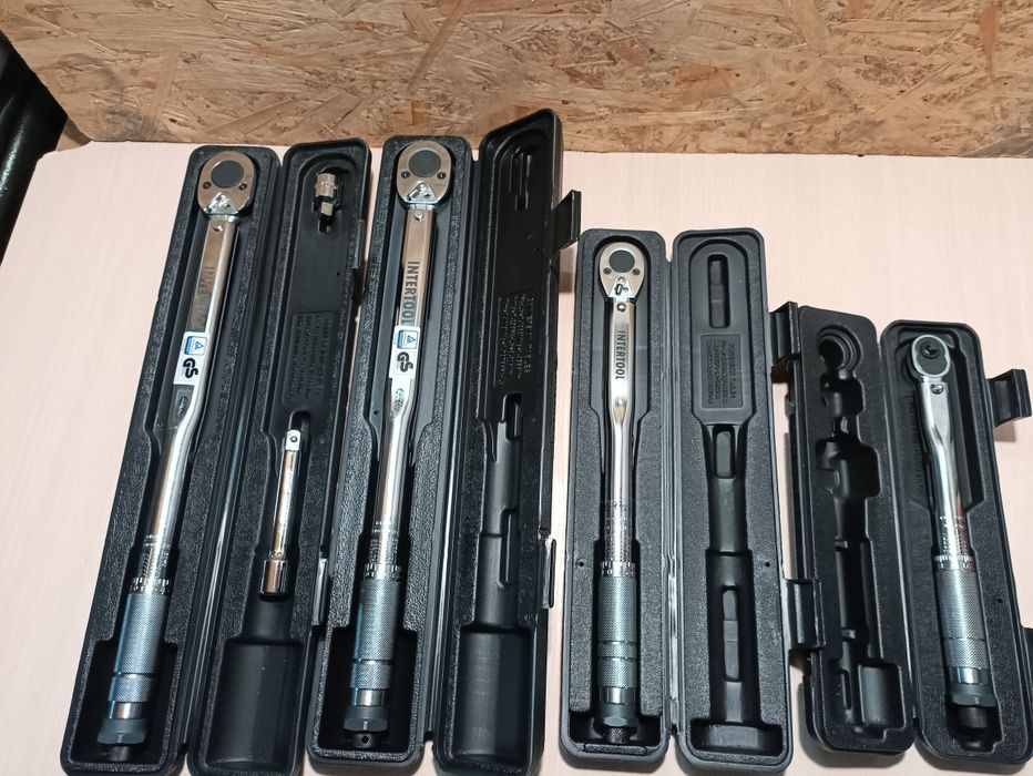 Ключ динамометрический 1/2, 3/8, 1/4  INTERTOOL 9001 9003 9006 9007 9010 90210 динамоключ  INTERTOOL