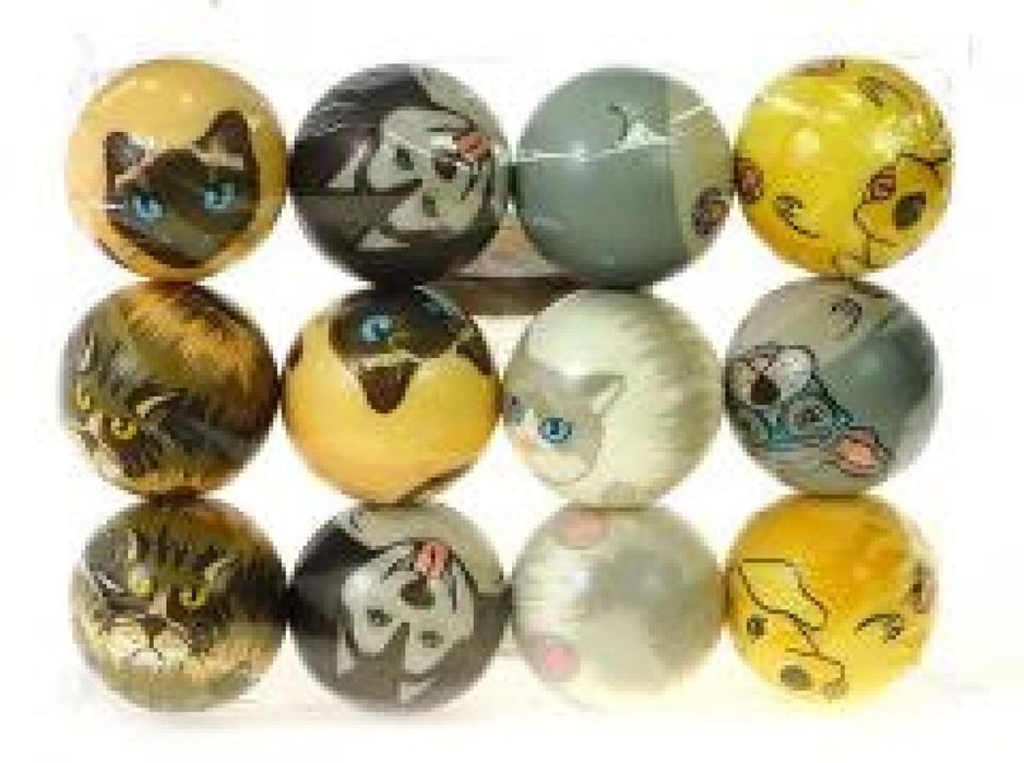 Piłeczka miękka 6,3cm (12szt) folia,185x241 mm