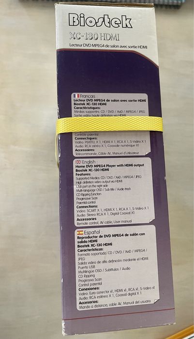 Biostek XC-130 DVD Player64752104087553121