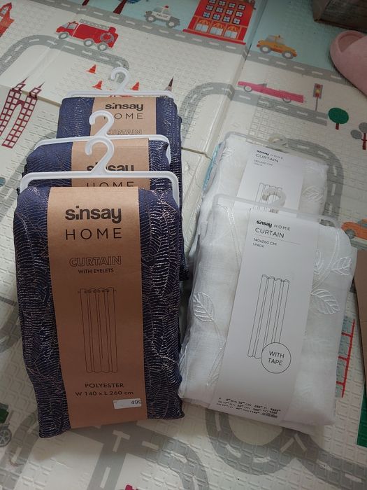 4 штори + 2 тюлі (нові)