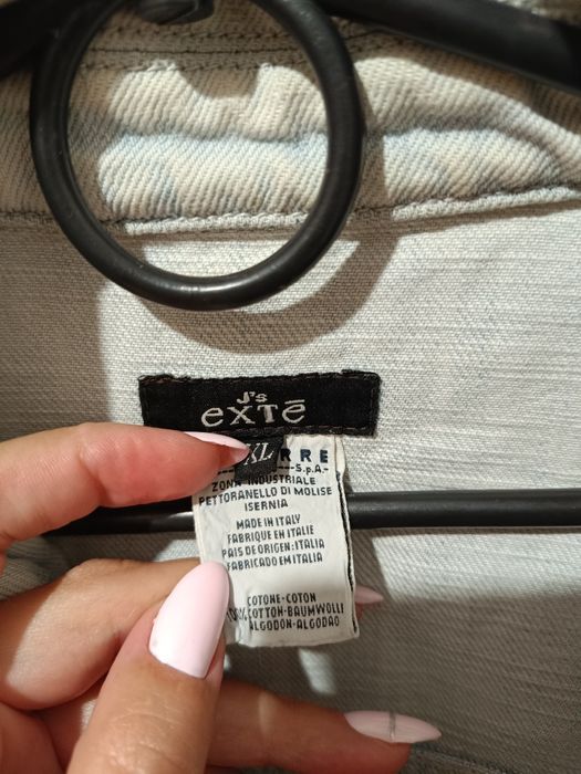 Джинсова куртка великого розміру