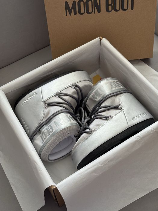 MOON BOOT жіночі зимові сірі | MOON BOOT женские зимние