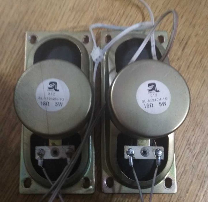 Динаміки. 5 ватт -- 16 Ом. Ціна за пару.