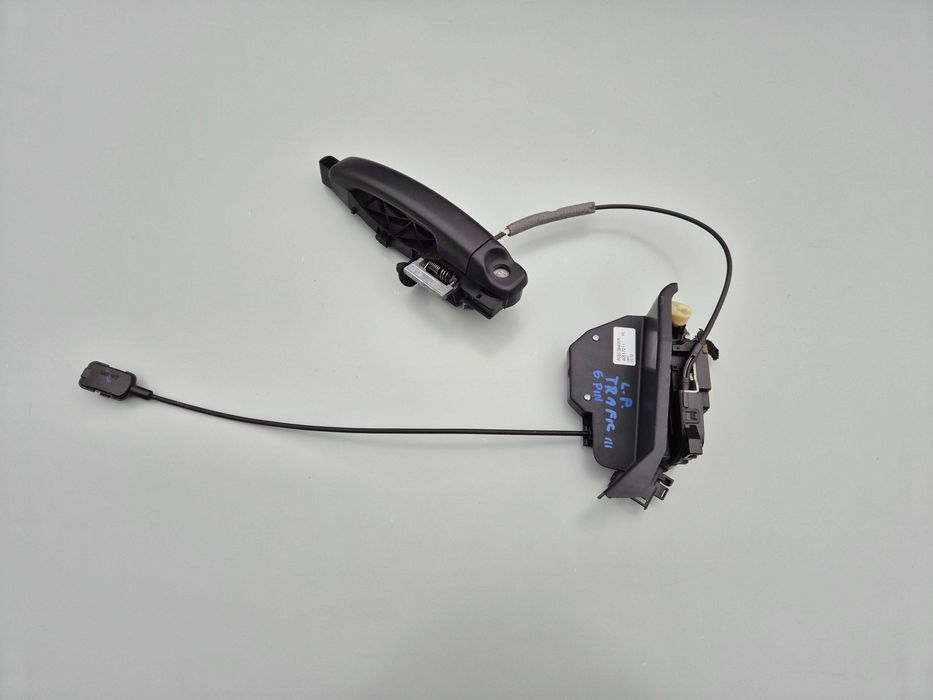 Lewy Przód Zamek Drzwi Kierowcy Klamka 6PIN Trafic III Vivaro B 14r >.