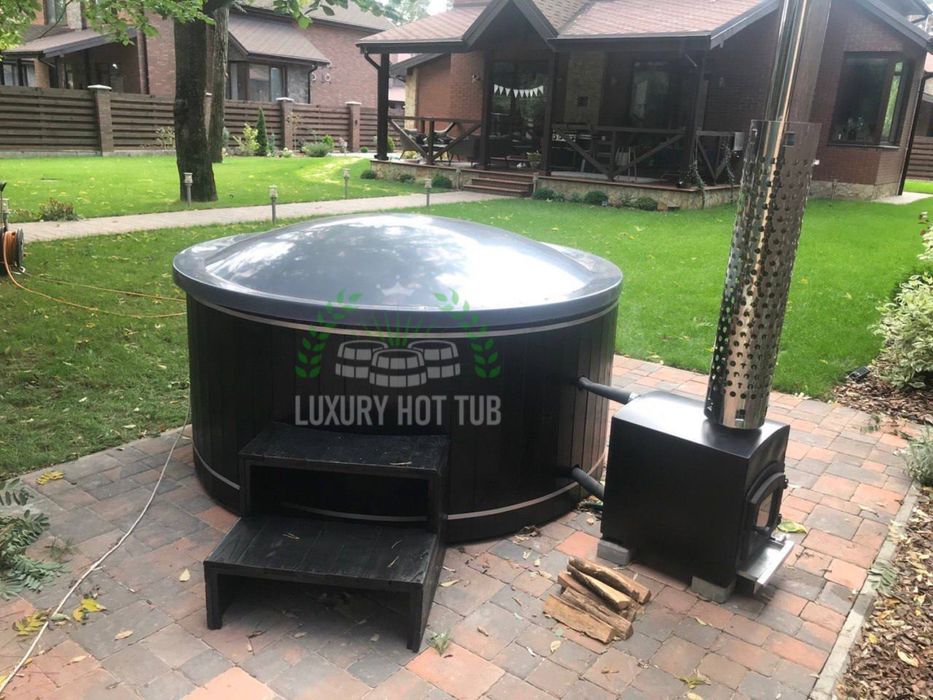 Чан з джакузі! Купель на дровах! СПА чан! ОФУРО! Гарячий чан! Купіль!