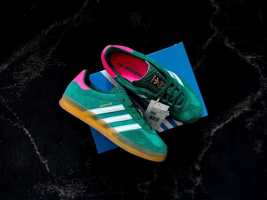 Adidas Gazelle Indoor - Collegiate Green r. 40 SNEAKERS