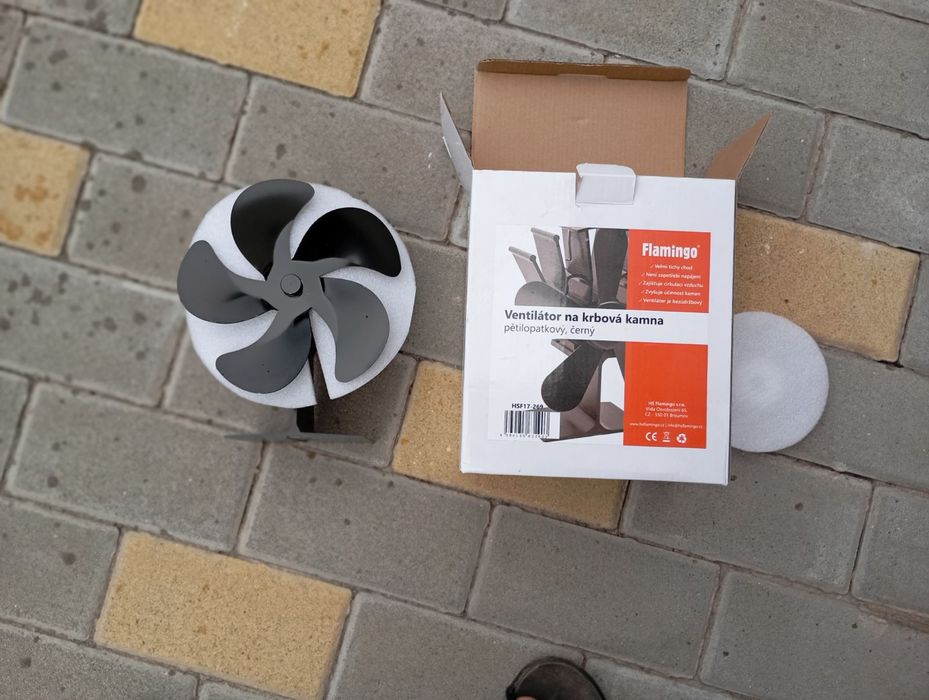 Термоелектричний вентилятор для камінів,буржуйок,печей