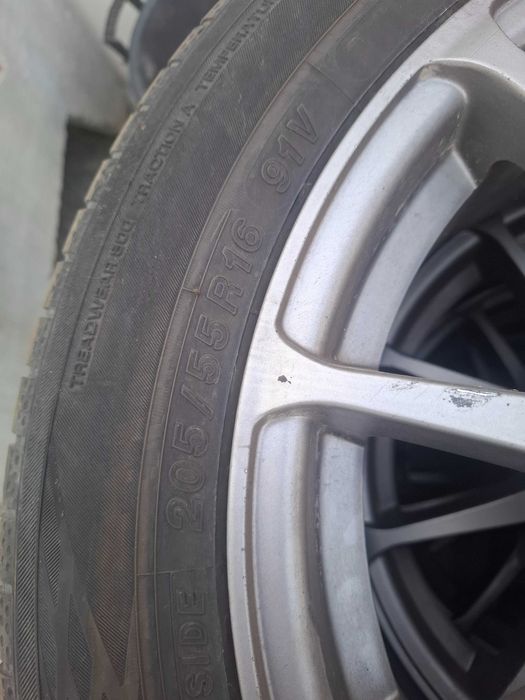 Jantes 16 liga leve 4x108 com pneus Citroen Peugeot Ford