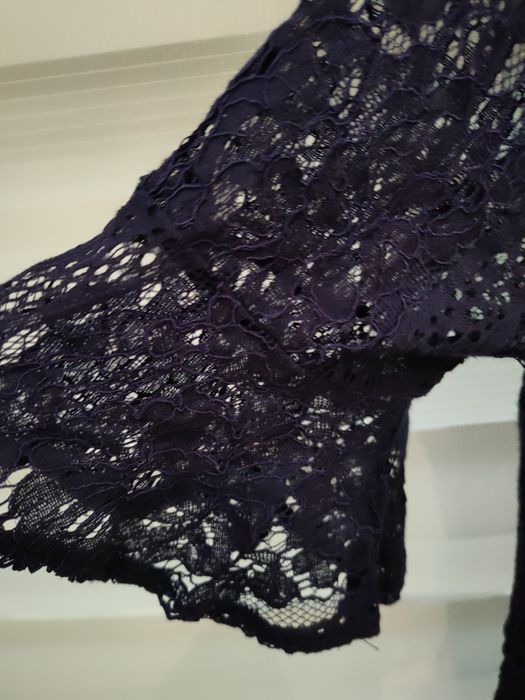 Sukienka granatowa koronkowa roz.42