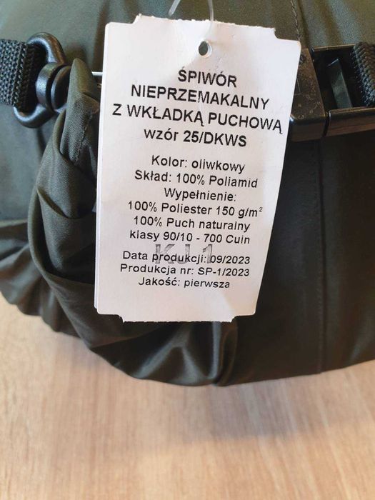 Śpiwór wojskowy modułowy 2 in 1