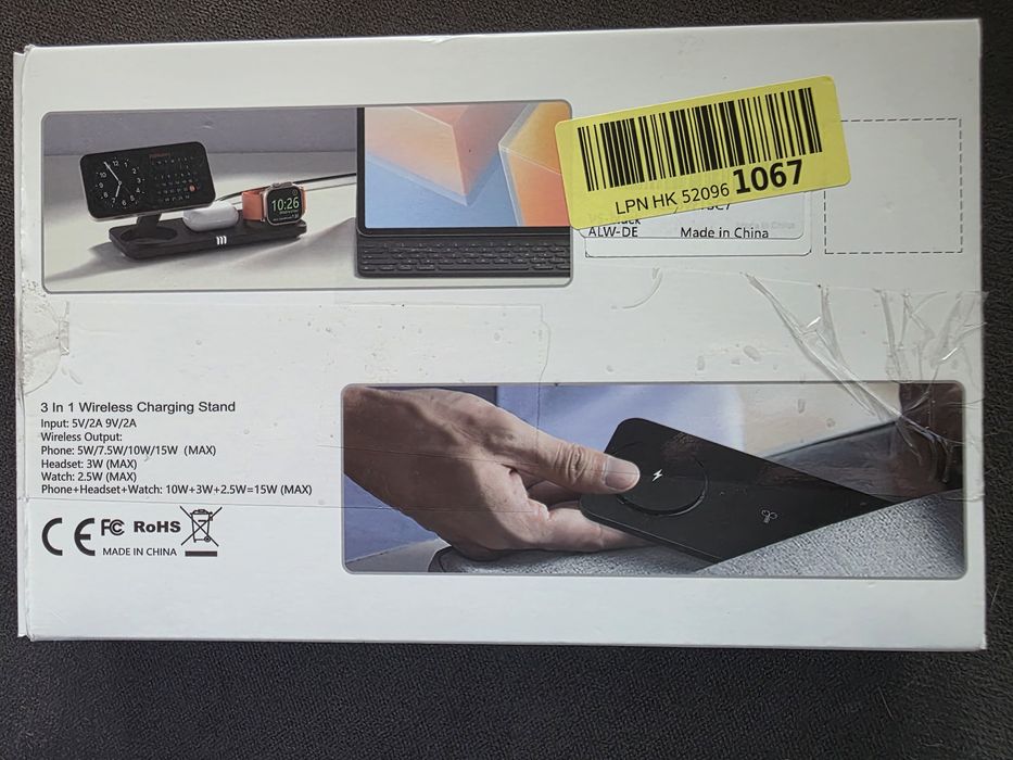 Stacja ładująca 3w1