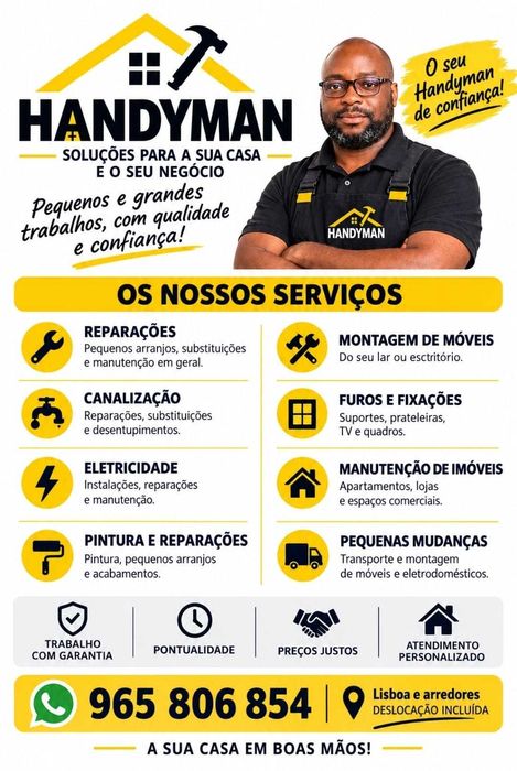 Manutenção de imóveis, limpeza/impermeabilização de canaletas e algeroz desentupimento, pequenas mudanças, recolha de monos e resíduos de obras.