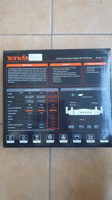 Router Wi-Fi 6 Tenda TX3 – szybkie i stabilne Wi-Fi