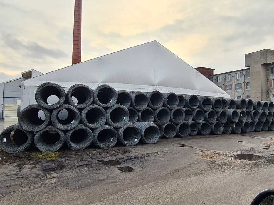 Walcówka w kręgu, kręgach, drut gładki