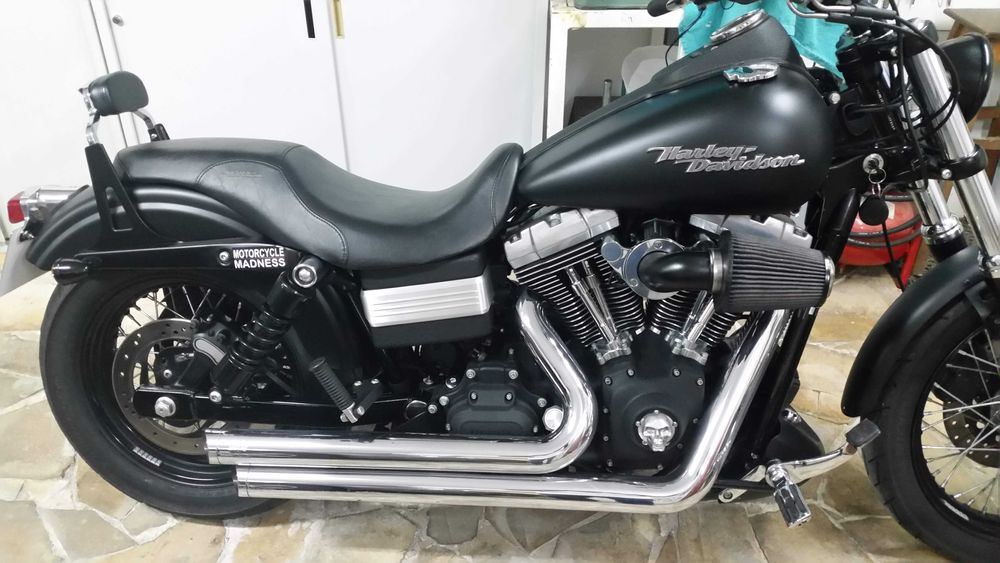 Vendo ou Troco por Auto.                       - Harley Davidson Dyna FXDB Street Bob 1584 cc