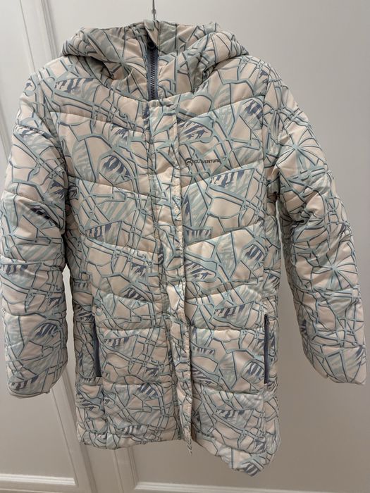 Зимова дітяча подовжена куртка 146-152 розмір