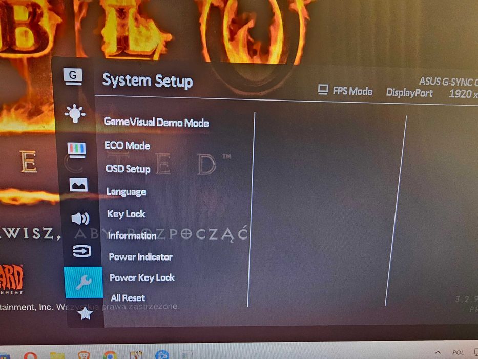 Monitor gamingowy Asus G-Sync VG248