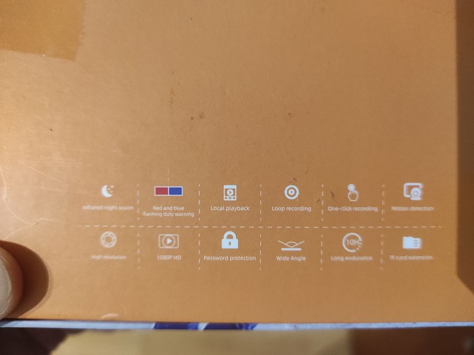 Câmara portátil com grande autonomia de bateria