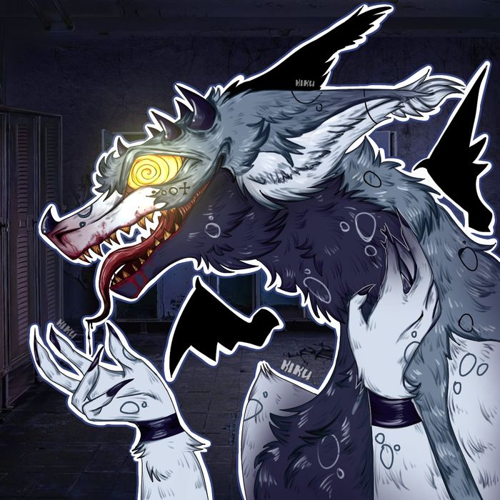 Малюю малюнки в программі для фуррі/драконів на руку