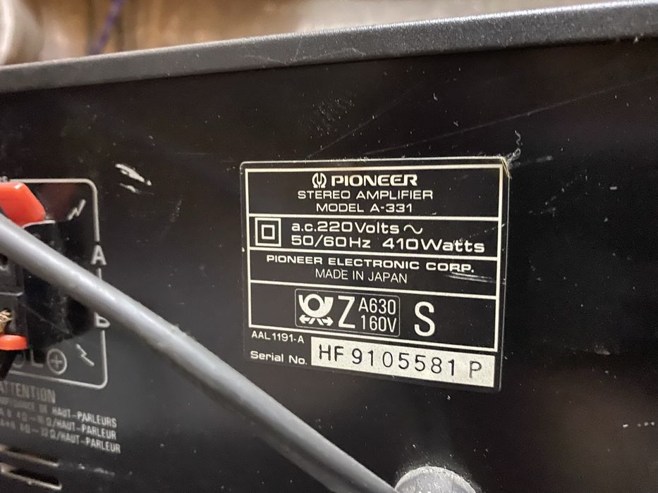 Pioneer Stereo Ampituner A-331