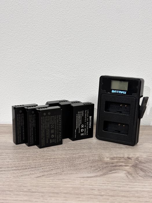 Canon LP-E12 6 акумуляторів та зарядний пристрій USB (М50)