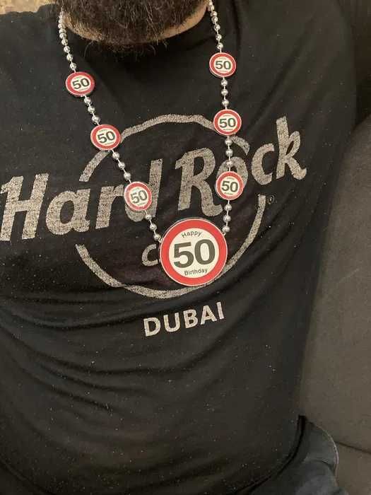 Naszyjnik urodzinowy 50