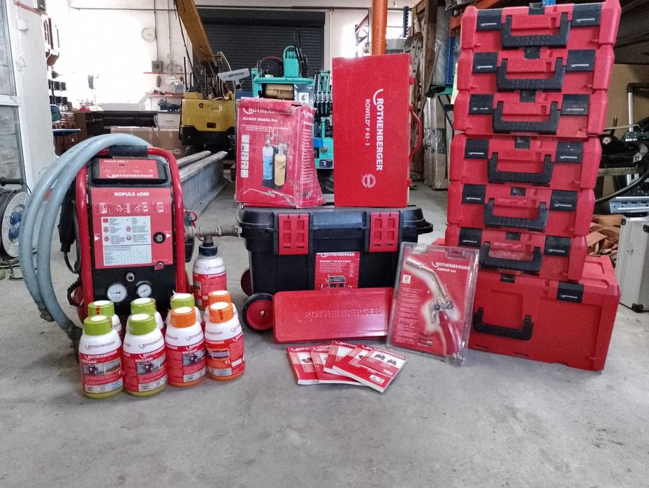 Zestaw Rothenberger ROMAX Compact TT, ROBEND 4000 ROPULS ALLGAS OKAZJA