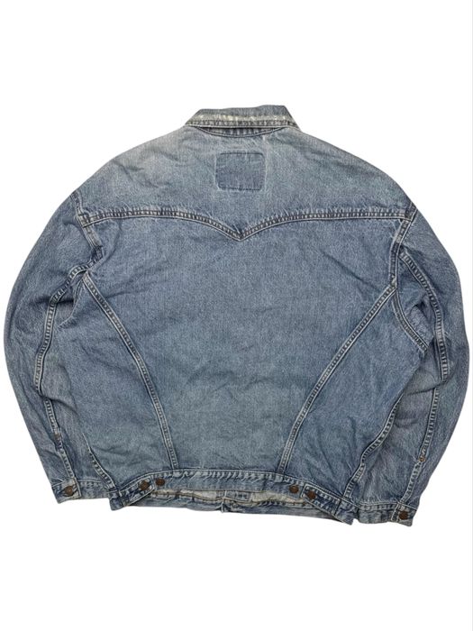 Niebieska Kurtka Jeansowa Levis L Retro vintage boxy 90s 00s diesel 80