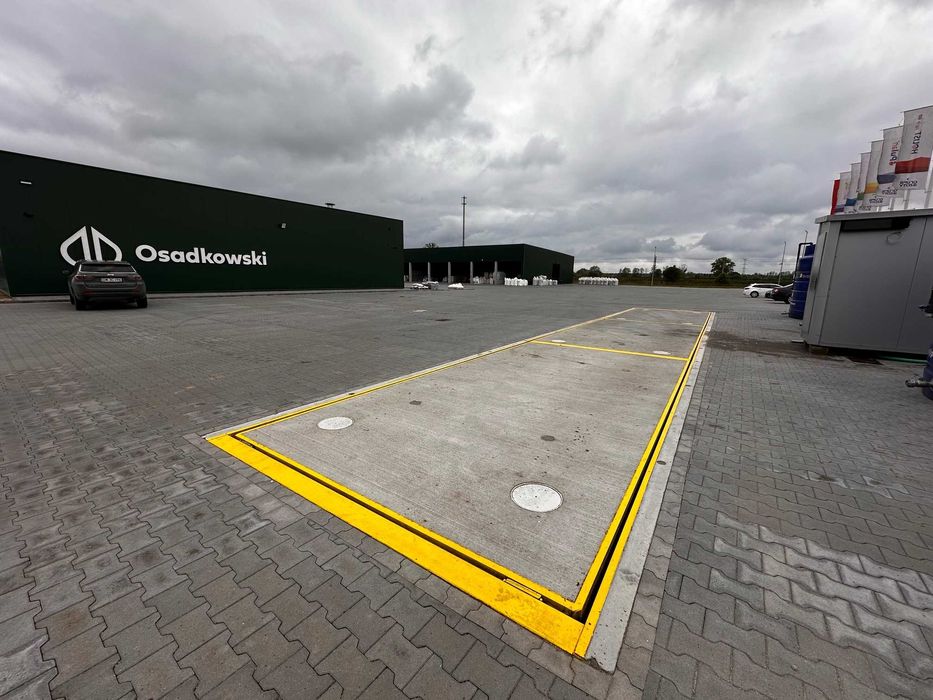 Waga samochodowa 60 ton zagłębiona , równo z podłożem