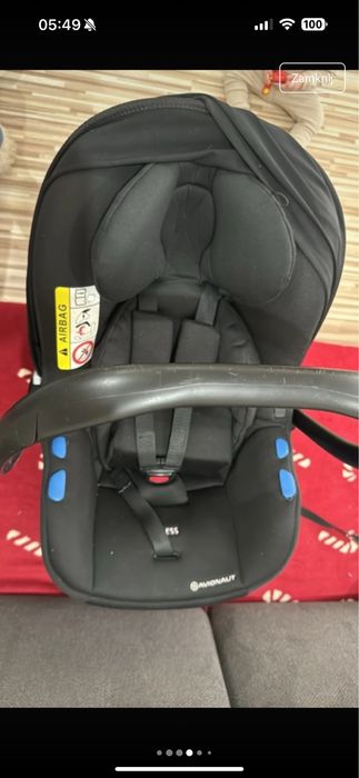 Fotelik , baza, lusterko  avionaut pixel