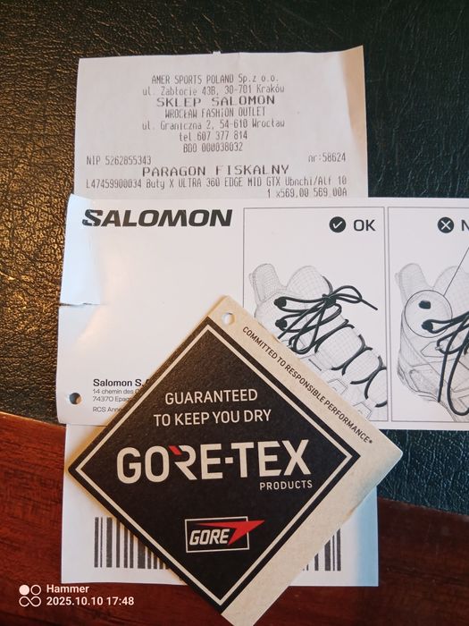 Buty trekkingowe górskie Salomon X ULTRA 360 EDGE MID GTX