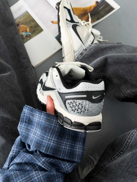 Кросівки Nike Zoom Vomero 5 White/Black/Grey premium | Кроссовки Найк жіночі чоловічі