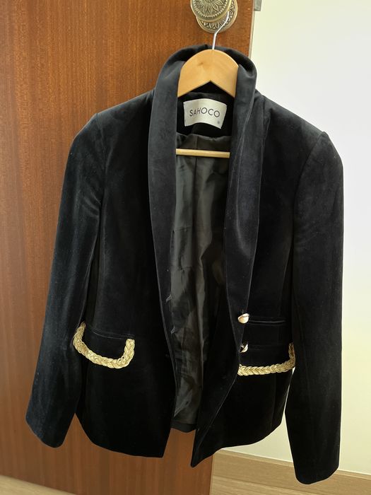Sahoco Velvet Blazer
