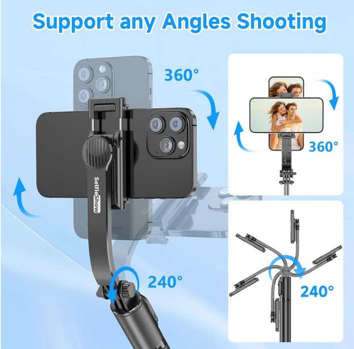 Selfie-stick SelfieShow Q01 czarny