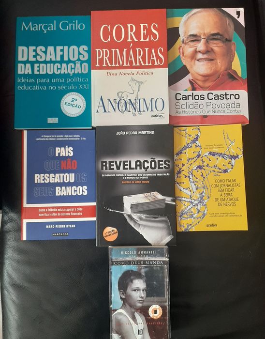 cores primárias  solidão povoada carlos castro revelações  Marçal Grilo desafios educação marc pieŕe dylan antonio granado como deus manda ammaniti