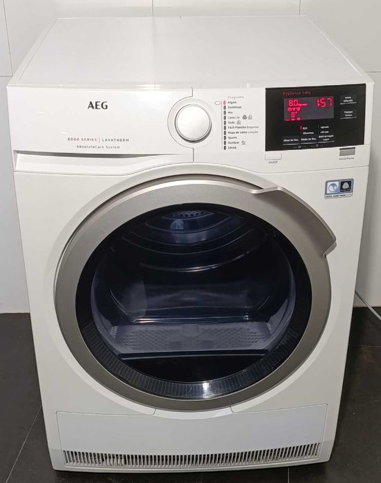 Máquina Secar Roupa / Secadora AEG 8000 A++ Bomba de Calor -  100% Funcional - Preço com Entrega