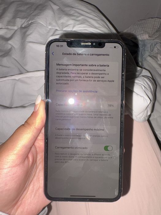 Iphone usei 4 anos e esta com 78% de bateria