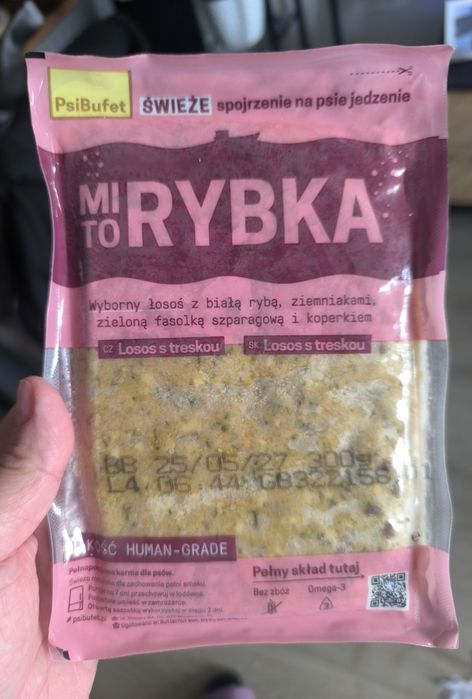 Psi Bufet Mi to rybka karma human grade 300g x 6